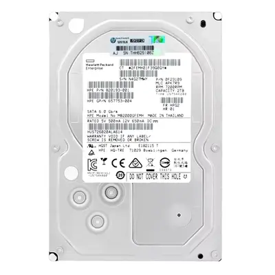 820193-001 HP 2TB 6Gb/s SATA 7200 3.5-Inch Hard Drive
