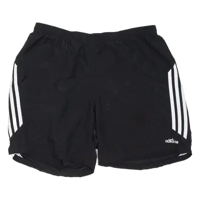 ADIDAS Mens Sports Shorts Black Relaxed M W30