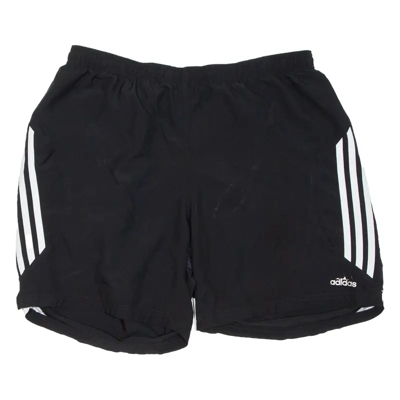 ADIDAS Mens Sports Shorts Black Relaxed M W30