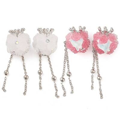 Handmade Luminous Polymer Clay Rhinestone Beads