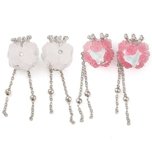 Handmade Luminous Polymer Clay Rhinestone Beads