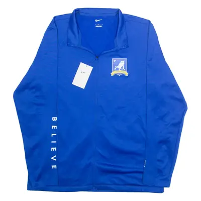 NIKE Mens Track Jacket Blue L