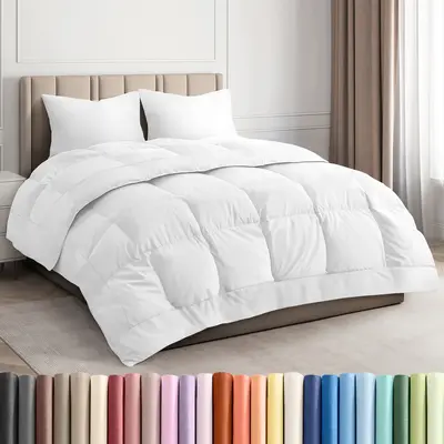 CGK Down Comforter – All-Season Warmth, Cloud-Like Softness, Premium Down Fill, Breathable, Duvet Insert for Year-Round Use