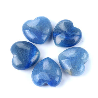 Dyed & Heated Natural Blue Aventurine Healing Stones