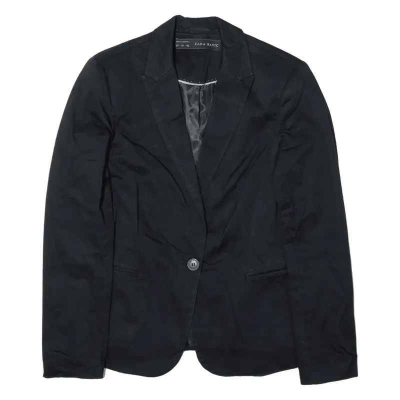 ZARA Blazer Jacket Black Womens S