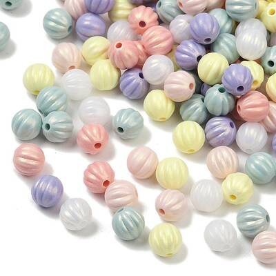 UV Plating Opauqe Acrylic Beads
