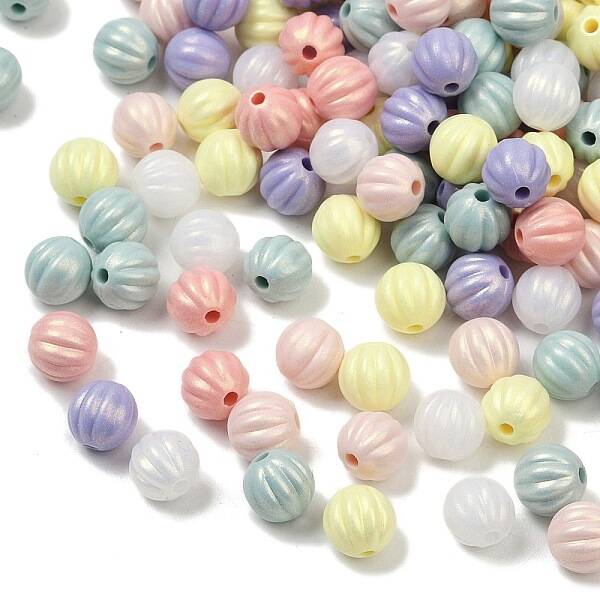 UV Plating Opauqe Acrylic Beads
