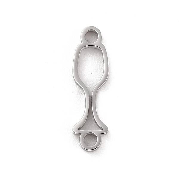 304 Stainless Steel Hollow Connector Charms