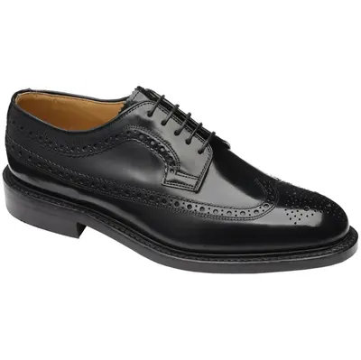 Loake Royal Leather Men's Lace Up Shoes - Black - Size:US 13 Men