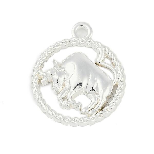 Twelve Constellations Alloy Pendants