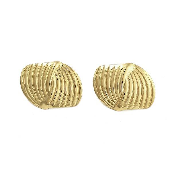Ion Plating(IP) 304 Stainless Steel Stud Earrings for Women