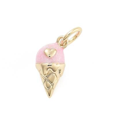 Rack Plating Brass Enamel Charms