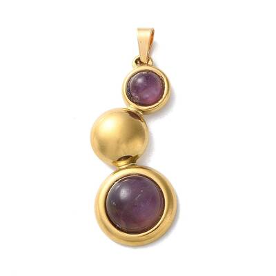Natural Amethyst Pendants
