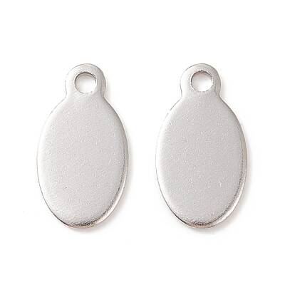 Tarnish Resistant 304 Stainless Steel Stamping Blank Tag Pendants