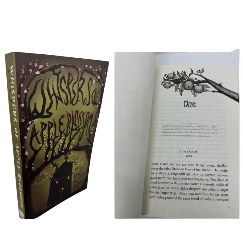 Paperback Signed Whispers of Apple Blossoms by Brett Mitchell Kent