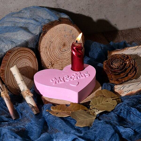 Valentine's Day Silicone Candle Molds