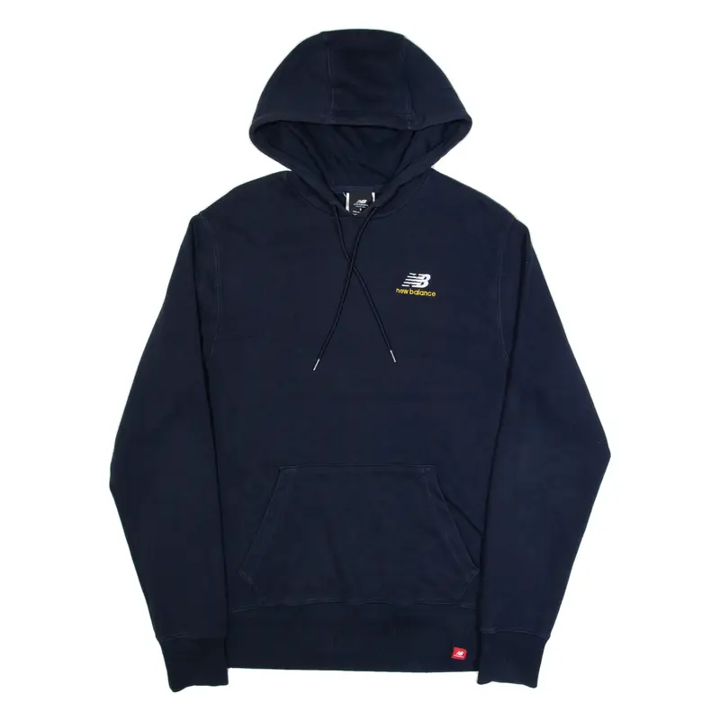 NEW BALANCE Mens Blue Hoodie S