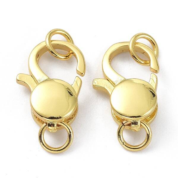 Brass Lobster Claw Clasps