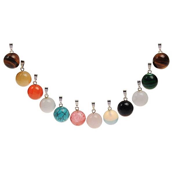 Natural & Synthetic Gemstone Pendants