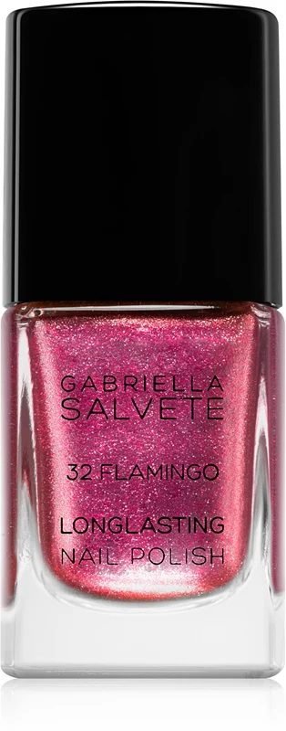 Long Nail Polish (Enamel) 11 ml - Shade: 32 Flamingo