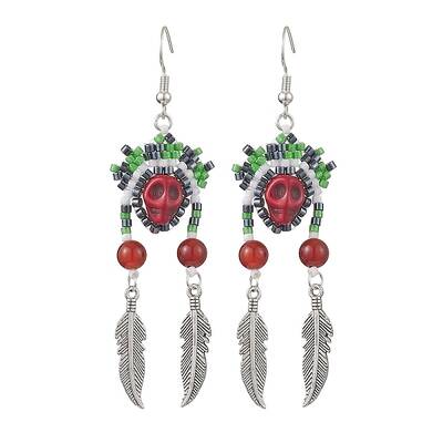 Iron Dangle Stud Earring