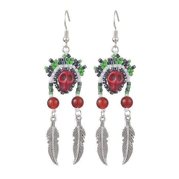 Iron Dangle Stud Earring