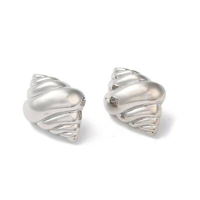 Rack Plating Brass Stud Earrings