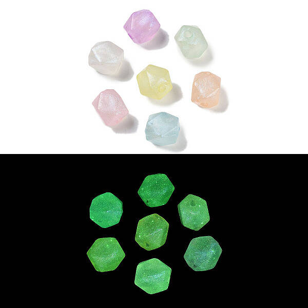 Luminous Transparent Acrylic Beads