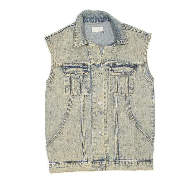 LALALA Denim Gilet Blue Womens M