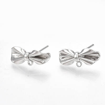 Brass Stud Earring Findings