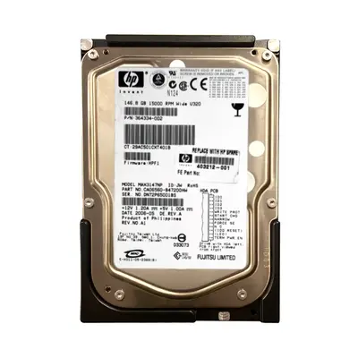 403212-001 HP 146GB Ultra-320 SCSI 15000 3.5-inch Hard Drive