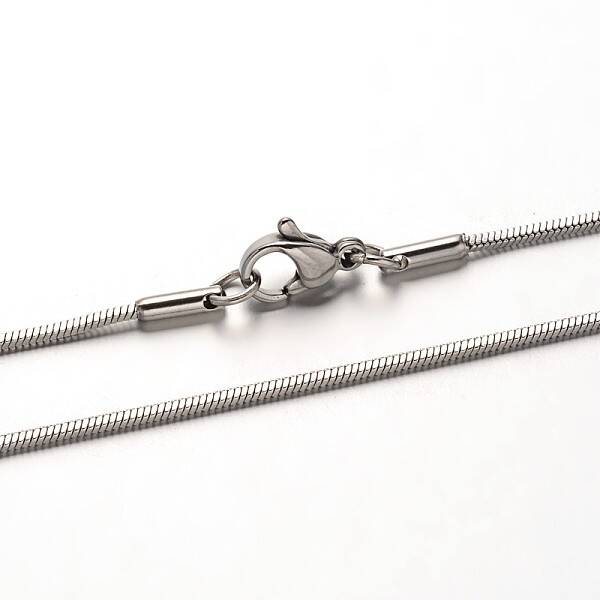 Tarnish Resistant 304 Stainless Steel Herringbone Chain Necklaces