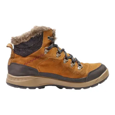 QUECHUA Ankle Boots Orange Leather Womens UK 6