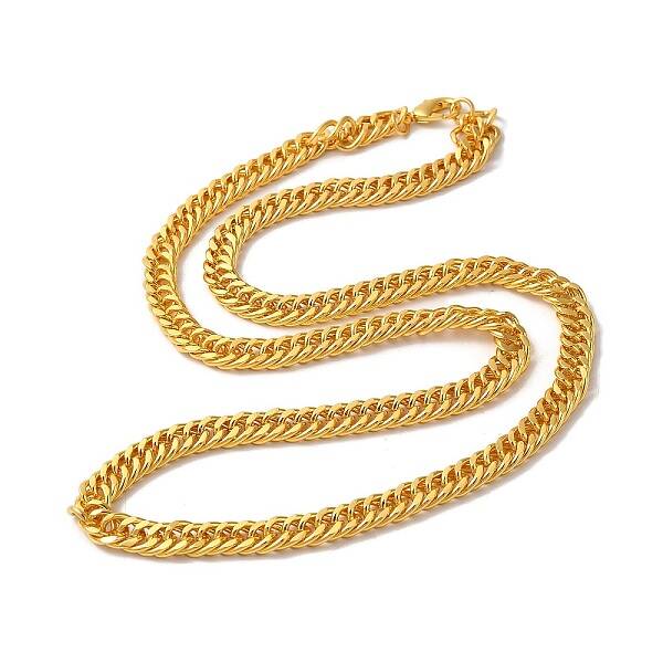Iron Cuban Link Chain Necklaces for Women Men