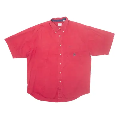 BUGLE BOY Mens Plain Shirt Red XL