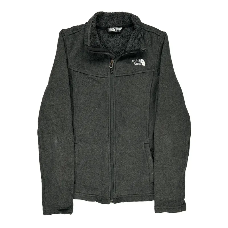 The North Face Fleece Jacket - Small Grey Polyester