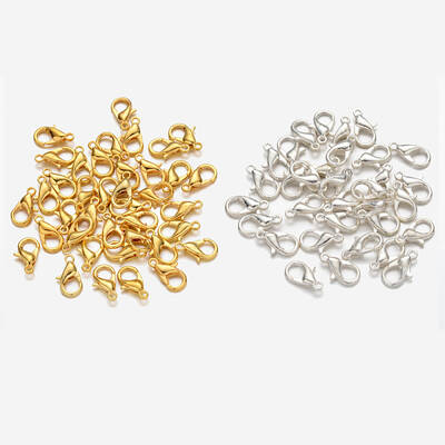 Zinc Alloy Lobster Claw Clasps