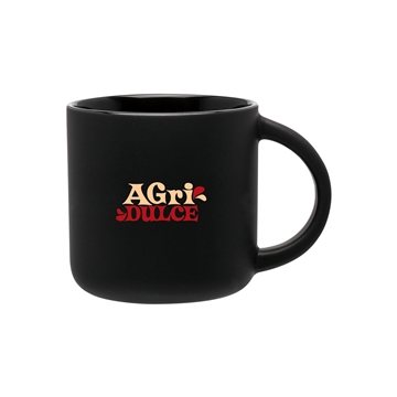 48 Promotional 14 oz Minolo Mug - Matte Black - Microwave Safe