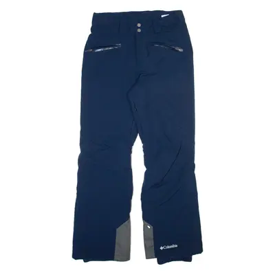 COLUMBIA Ski Mens Trousers Blue Regular Bootcut W30 L31