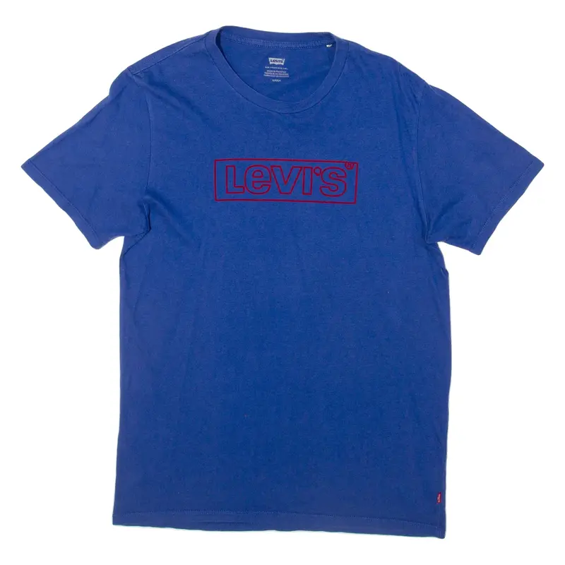 LEVI'S Mens T-Shirt Blue S