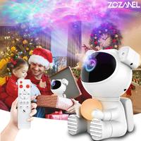 Fall Astronaut Galaxy Projector Night Light, Room Lights with Remote Control, Portable Star Projector Night Lamp, Ambient LE...