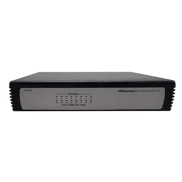 3C16792C-US 3Com OfficeConnect 16 x Ports 10/100Base-TX LAN Unmanaged Fast Ethernet Network Switch