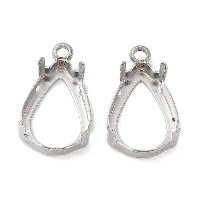 304 Stainless Steel Pendant Cabochos