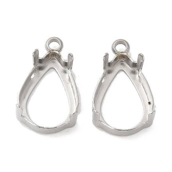 304 Stainless Steel Pendant Cabochos