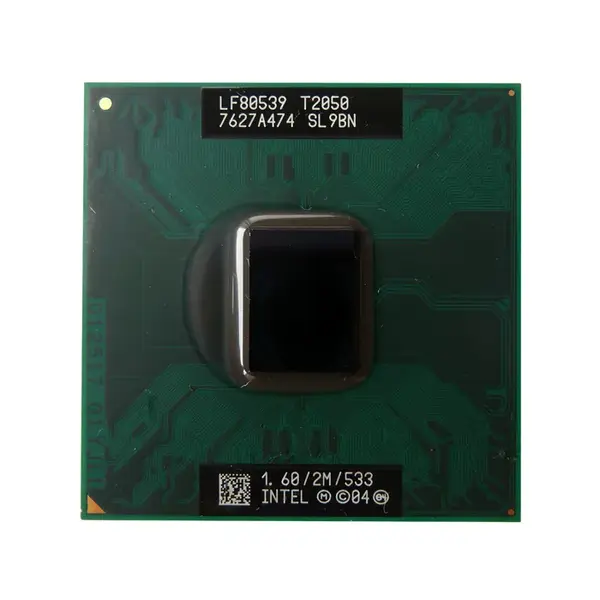 430454-001 HP 1.60GHz 533MHz FSB 2MB L2 Cache Socket PGA478 Intel Core Duo T2050 Dual-Core Processor