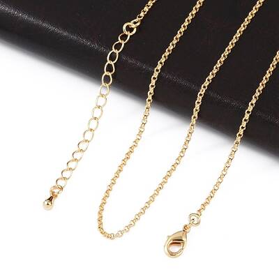 Long-Lasting Plated Brass Cable Chain Necklaces