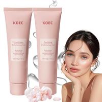 KOEC 2025 Upgraded Aloe Exfoliating Gel - Gentle Face & Body Scrub for All Skin Types, Deep Cleansing + Hydration, Vegan Form...