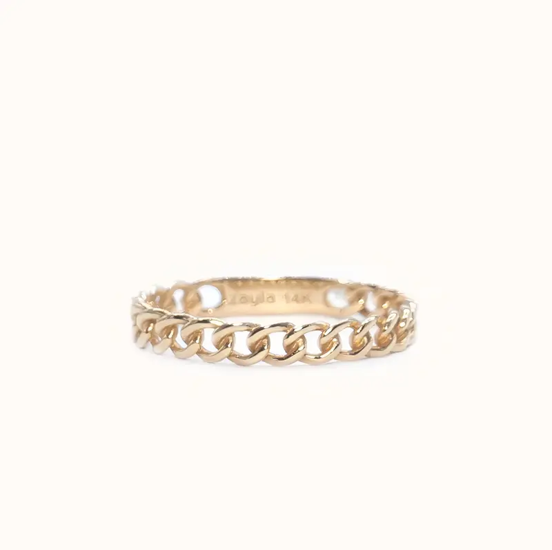 Dainty Chain Ring
