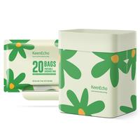 KeenEcho Disposable Car Garbage Bin Bags 20 pcs for Car Office Kitchen Household Camping