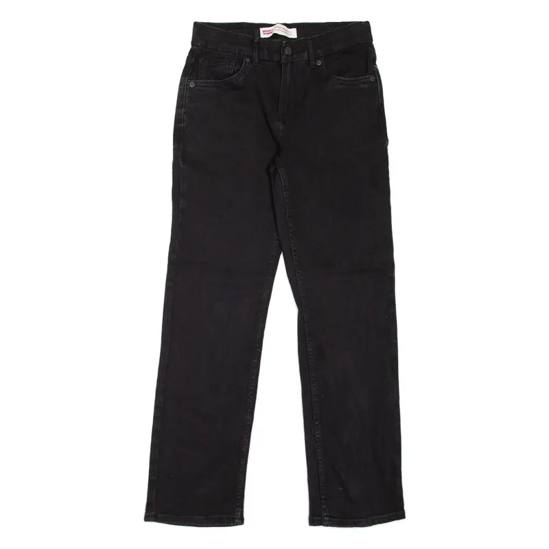 LEVI'S 514 Jeans Boys Black Slim Straight W27 L29